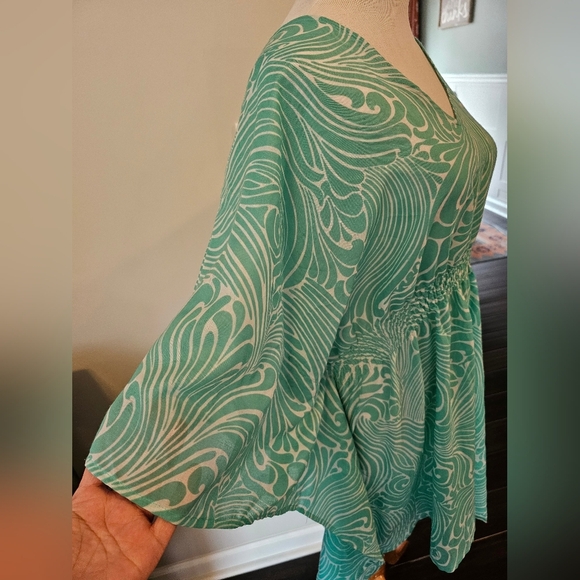 Lindsay Philips Women’s Size M/L Swim Cover-Up Dress Lightweight Beachy Vacation - Picture 3 of 7